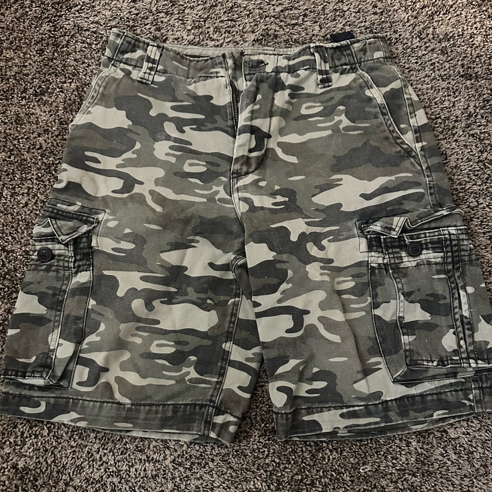 NOBO Unique Camo Baggy Shorts